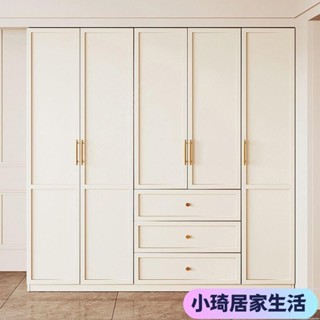 【熱銷】2022新款衣櫃傢用臥室現代簡約兒童實木儲物櫃歐式整體大衣櫥#熱銷XQJX