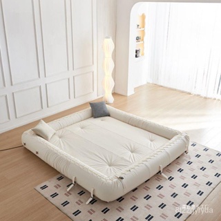 多功能折疊沙髮床小戶型可折疊整裝奶油風貓抓皮兩用簡約客廳陽臺沙發床 折疊沙發床 床 床架 沙發 9MTZ