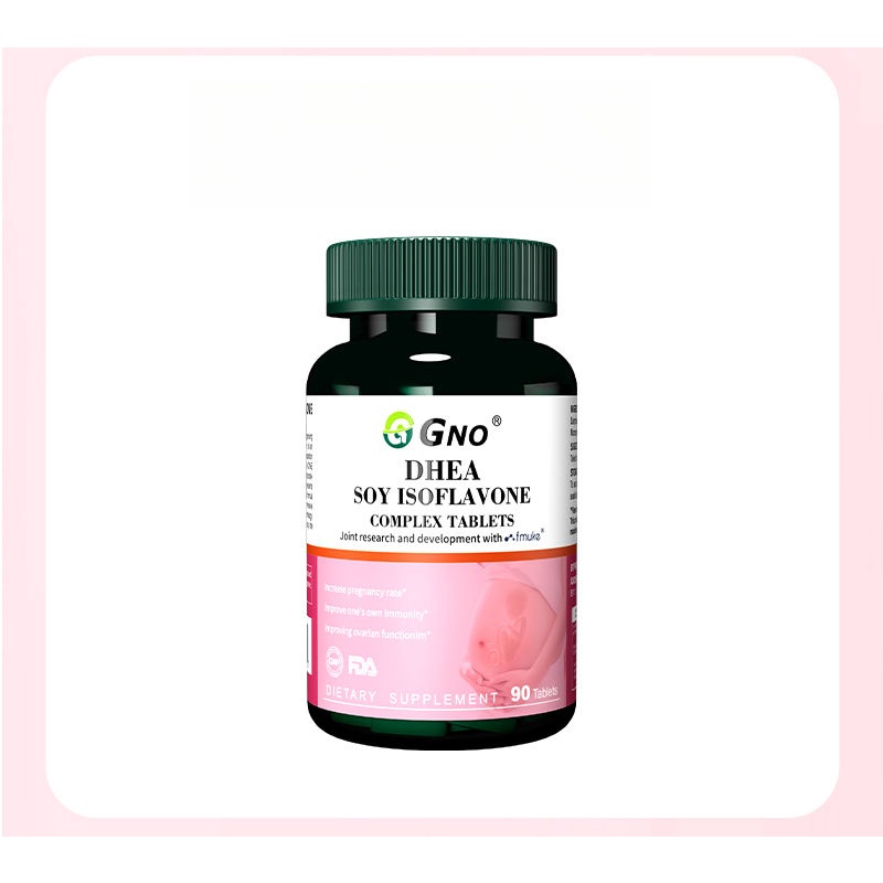 ‍💕臺灣熱賣 新西蘭 GNO  DHEA 大豆異黃酮 備孕 助孕  植物雌激素 90片/瓶