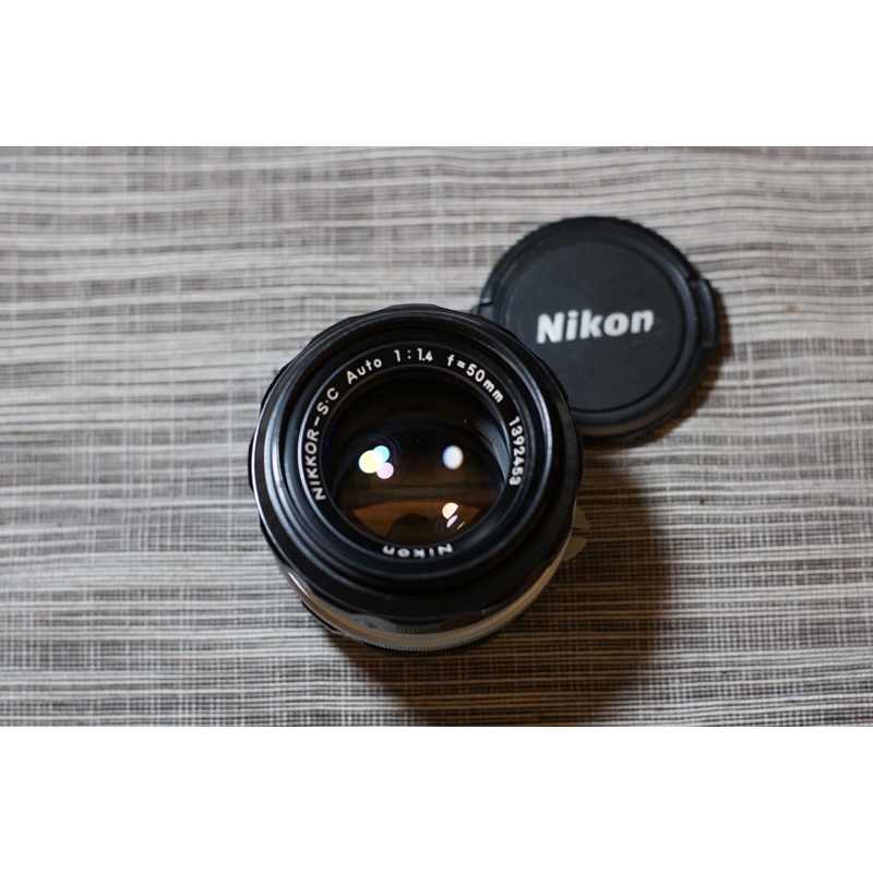 《伊庫日貨》尼康 老鏡Nikon F卡口 NIKKOR-S.C Auto 50mm F1.4 非Ai 1973-1974