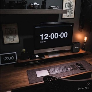 桌上電腦增高架 增高架 螢幕架 鍵盤架 電腦桌 北美黑衚桃麵電腦增高架120*20*11-2.5辦公桌麵