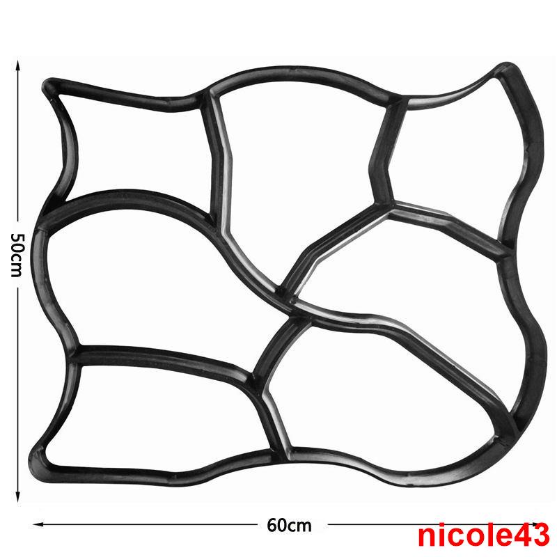 #精選熱賣~熱賣~新款DIY鋪路水泥模具地坪地模地磚造型工具pavement mold廠家直銷