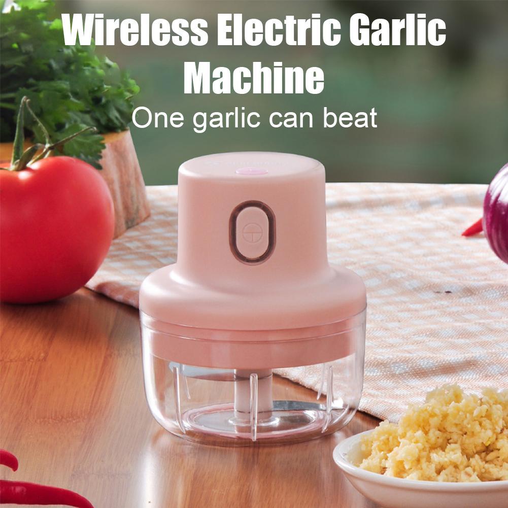 Wireless Mini Electric Garlic Puree Food Chopper Kitchen Too