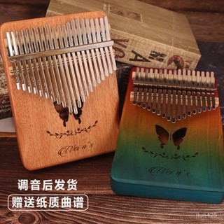 💥蝦皮最低價💥大飛拇指琴卡林巴琴21音五指琴女生初學者水晶樂器手指姆鋼琴正品