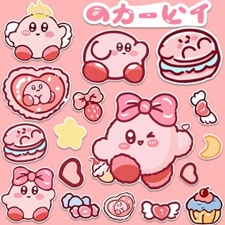 臺灣出貨 卡比 kirby 星之卡比 卡比貼畵 貼紙 行李箱 旅行箱 筆記本 電腦 手機殻 水杯iPad貼紙