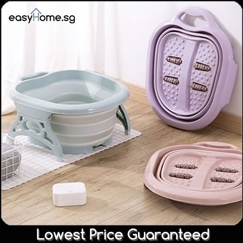 Folding Spa Foot Massager/ FootBath/ Reflexology/ Massage/ M