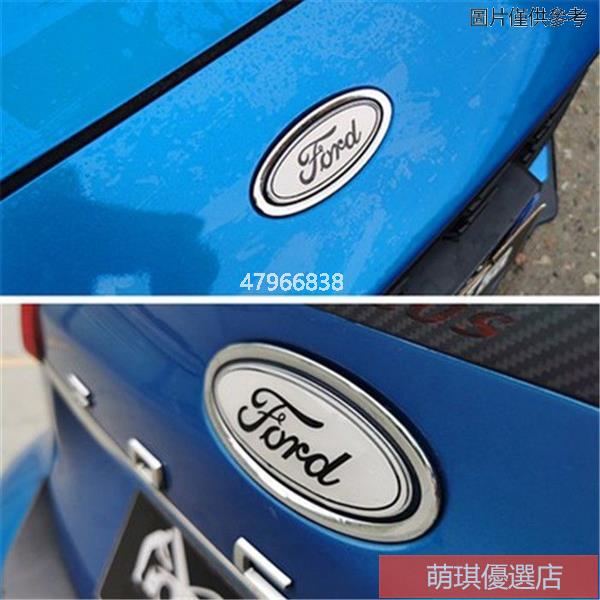 熱賣✨Ford 福特前後車標貼 19-20新Focus ESCORT 金牛座車標裝飾貼紙 方向盤貼車標貼 汽車精品改裝