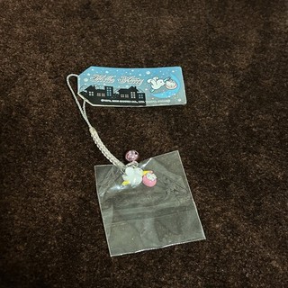 日本🇯🇵帶回 絕版老品 Hello kitty 送子鳥吊飾掛飾小鈴鐺限定