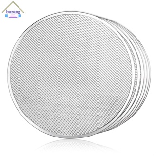 Round Mesh Pizza Screen Baking Thin Crust Tray Mesh Aluminum