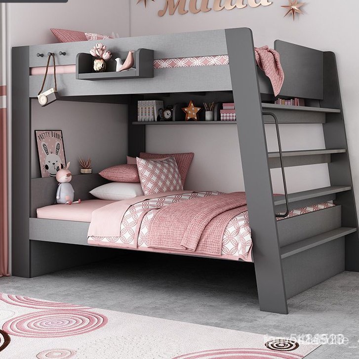 萬達木業傢俱現代北歐多功能上下床 兒童雙層床 上下舖床架 上下舖 雙人床架 雙層床 雙人床 子母床 多功能上下床 W R