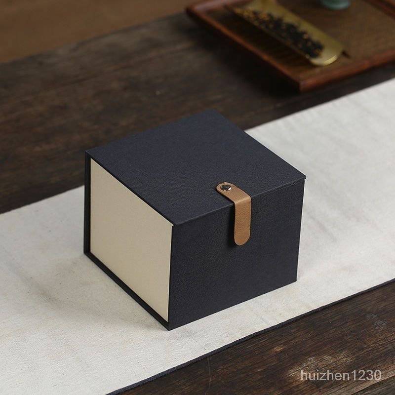 包裝盒禮品盒紫砂壺建盞收納盒品茗茶碗正方形錦盒瓷器主人杯禮盒 SKAY
