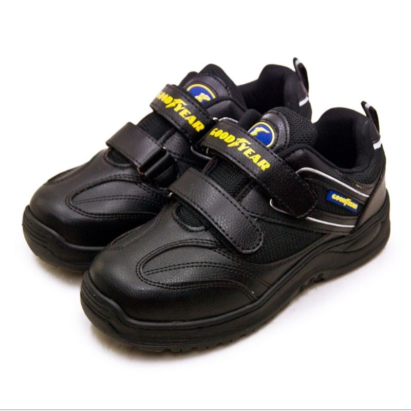 GOODYEAR 固特異 女鞋 透氣鋼頭防護認證安全工作鞋 台灣製造黑銀GAWX02920