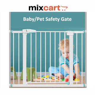 Baby Safety Gate Adjustable Auto Close | Automatic Safe Fenc