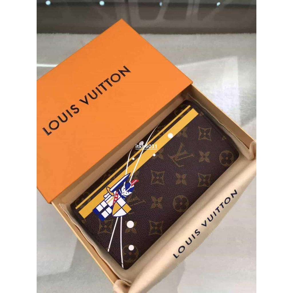 二手Louis Vuitton LV Brazza Wallet錢夾 M66540絲印