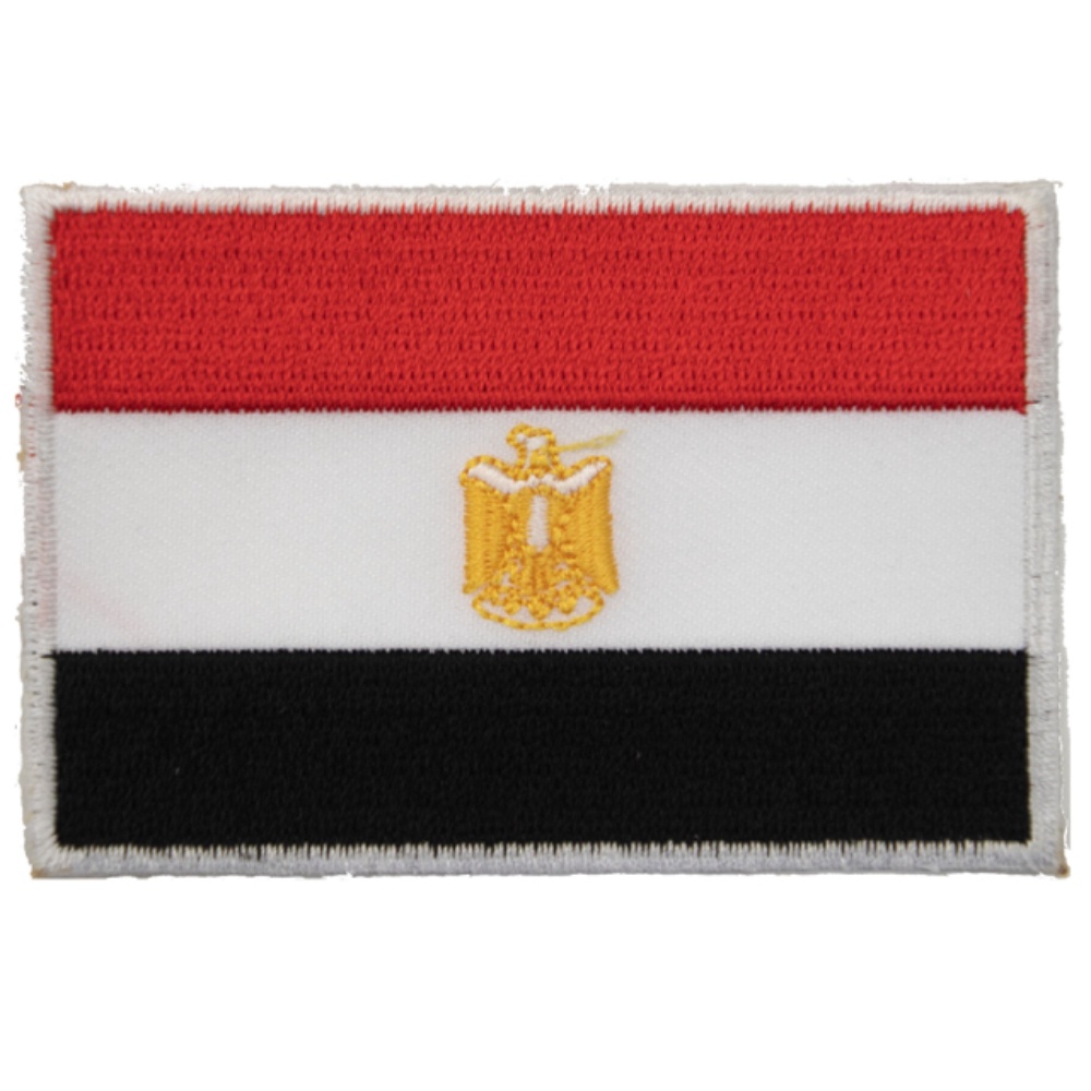 【A-ONE】埃及 國旗 熨斗貼紙 背包貼 士氣貼章 熨燙貼布繡 刺繡布標 熨燙繡片貼 袖標貼 熨燙立體繡貼 燙貼 愛國
