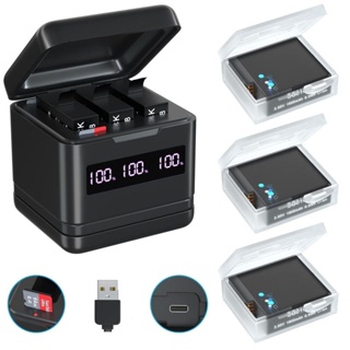 運動相機電池 GoPro Hero 5 6 7 8鋰電池 多功能充電器 SD卡讀卡器功能相機電池