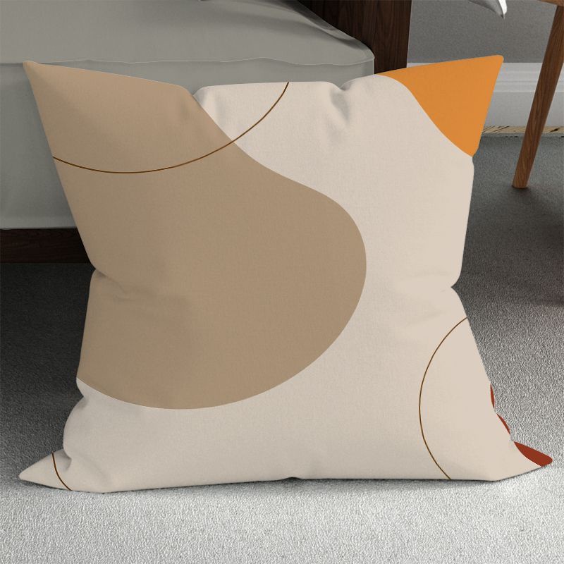 抽象幾何人物女性藝術簡約現代抱枕套 客廳裝飾沙發靠墊 辦公車內方形靠背墊 尺寸可訂製