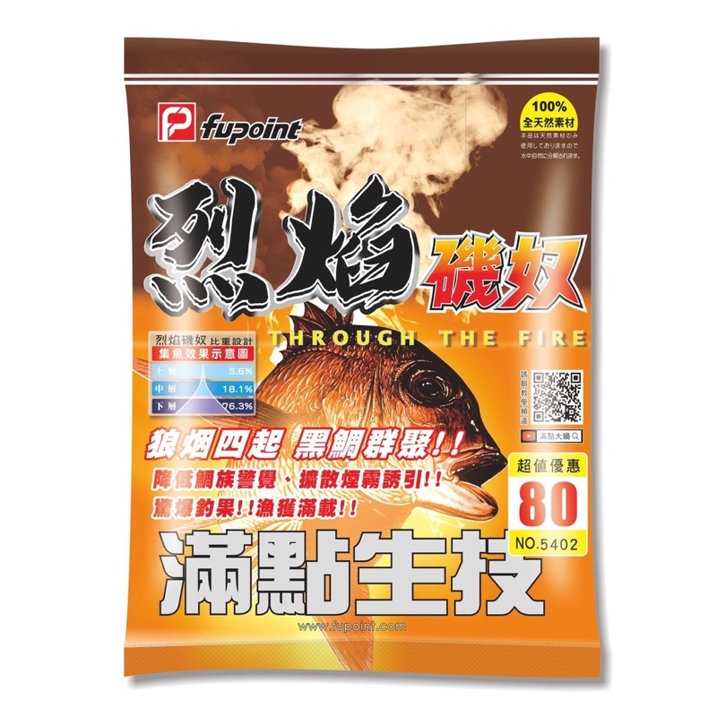 【漁天樂商行】滿點生技MADAM 烈焰磯奴 A撒 競技黑鯛 黑毛 ASA 誘餌 誘魚 磯釣 魚餌