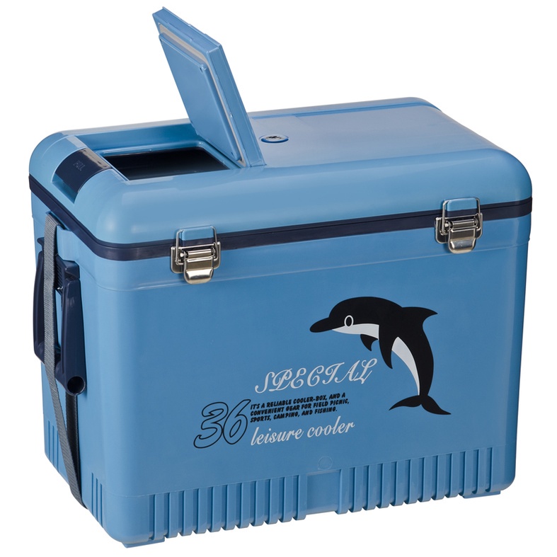 【漁天樂】冰寶  36升釣魚冰箱 TH-360S 保冷冰箱 釣魚冰箱 露營冰箱 冰桶 行動冰箱 活餌桶 海豚 釣魚配件