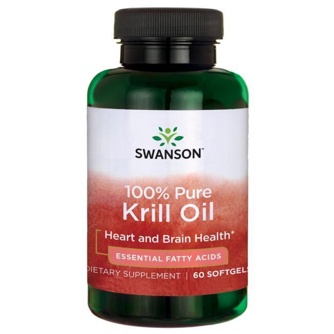 【Swanson】免運 krill oil 磷蝦油 含DHA 蝦紅素 500mg 60顆