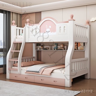 ✈免運/熱銷/含稅✈上下床雙層床全實木兩層高低床雙人床上下鋪木床小戶型兒童子母床