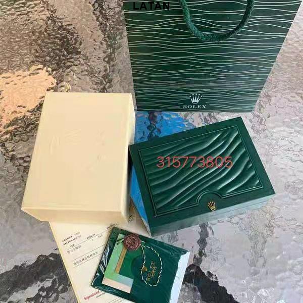 LATAN- 手錶配件勞力shi盒子綠水鬼盒子包裝盒手提袋日誌包裝盒收納盒