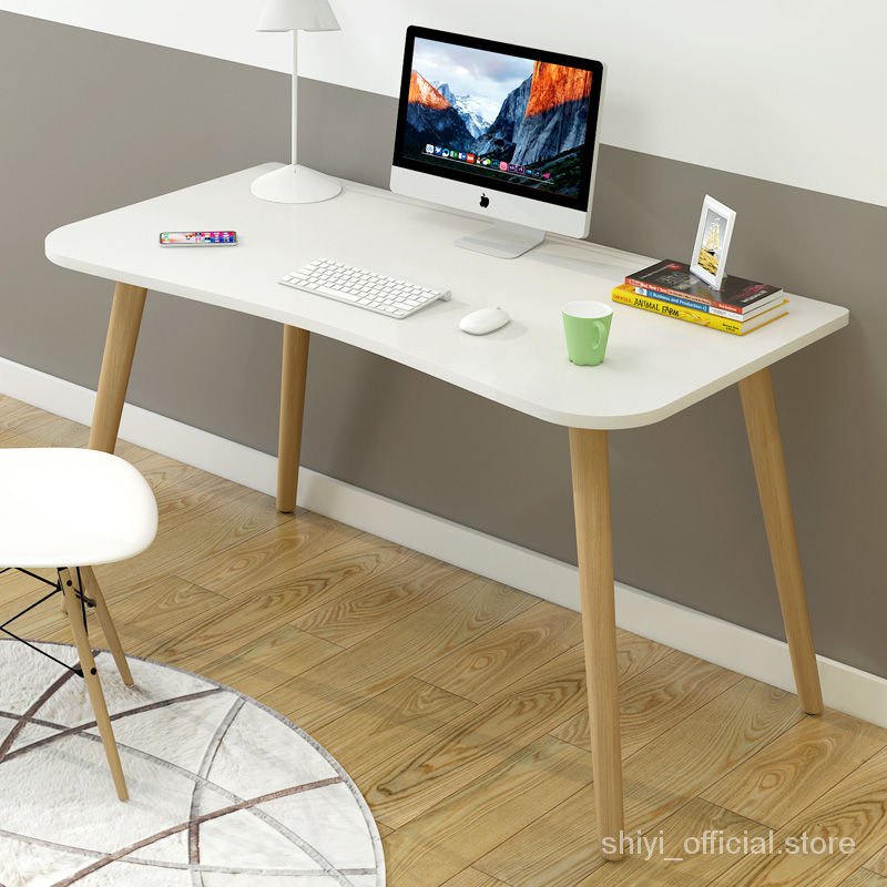 小型電腦桌臺式傢用單人書桌帶櫃學生寫字臺簡約辦公桌臥室桌子