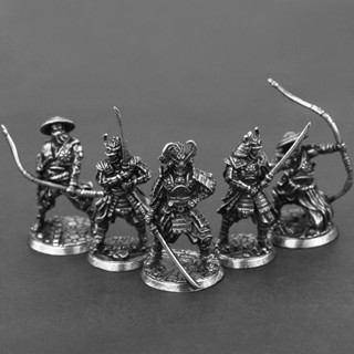 白銅金屬 日本幕府武士 兵人模型 桌麵擺件 飾品 手辦 模型玩具 禮物 汽車飾品 擺件 公仔 生日禮物 辦公室擺件