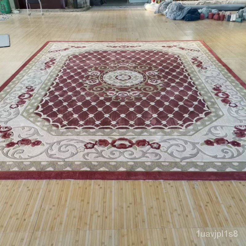 {保固~免稅}手工地毯工程歐式腈綸地毯加厚高端定製來圖定製客廳臥室傢用複古 RBQY