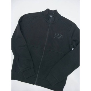 EMPORIO ARMANI EA7 外套 棉質 黑色 立領外套 內刷毛 S-3XL