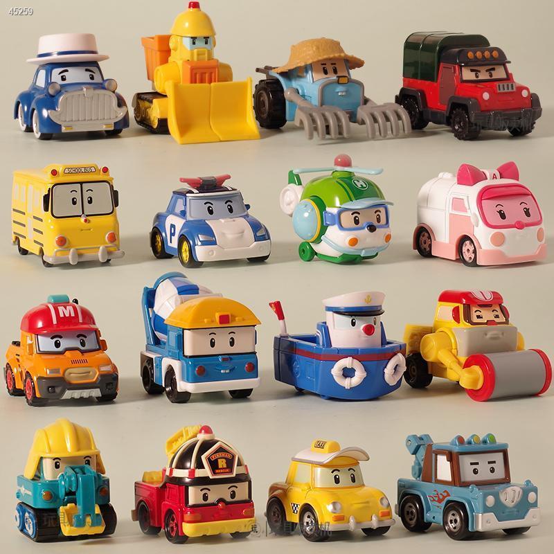 ❇🔥 救援小英雄波力 警車救援隊 兒童合金玩具車 救護車 消防車 挖掘機 兒童玩具 家家酒 汽車玩具 玩具車