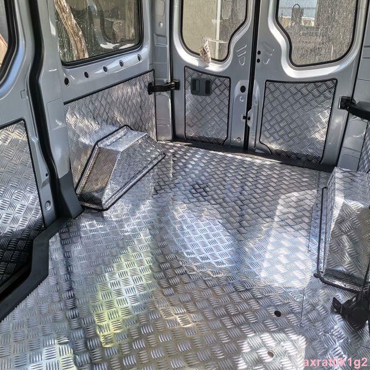 🍮銷量品福田圖雅諾改裝配件不銹鋼地板地墊汽車鋁內飾拉貨車廂鋁合金護板1121