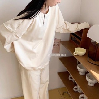 小甜心sweet👙磨毛德絨睡衣女冬季新款加厚保暖高顏值大碼圓領長袖可外穿家居服