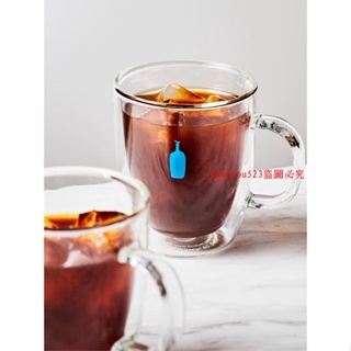 杯子#日本BLUEBOTTLE藍瓶子送禮阿拉比卡Bodum隔熱雙層玻璃咖啡馬克杯