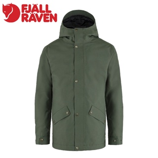 【Fjallraven 小狐狸 男 Visby 3 in 1防水填充夾克《深森綠》】F84130/防風外套/風衣/衝鋒衣