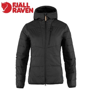 【Fjallraven 小狐狸 女 Keb 化纖連帽夾克《黑》】F89630/化纖外套/登山外套/化纖填充外套