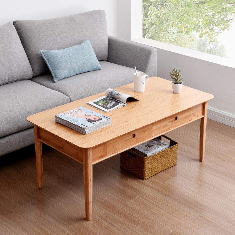 Ouniu丨【免運】茶幾桌 客廳傢用小戶型茶桌 咖啡桌 多功能實木茶桌 現代簡約矮桌