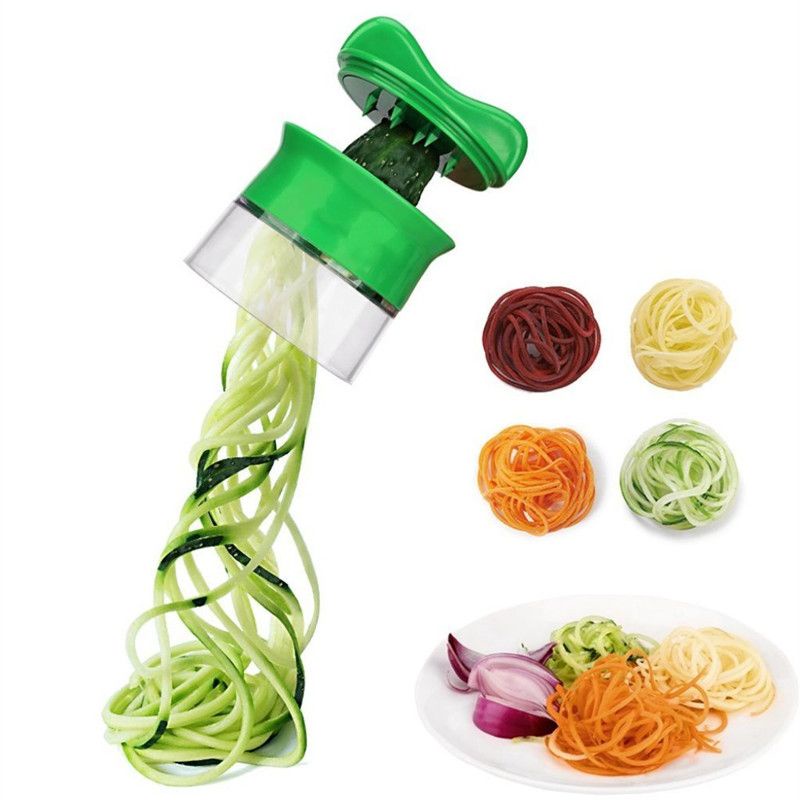 新品熱銷  手持式黃瓜螺旋切絲器蔬菜黃瓜衚羅蔔麵條狀切絲器切長絲長條器 XSIZ
