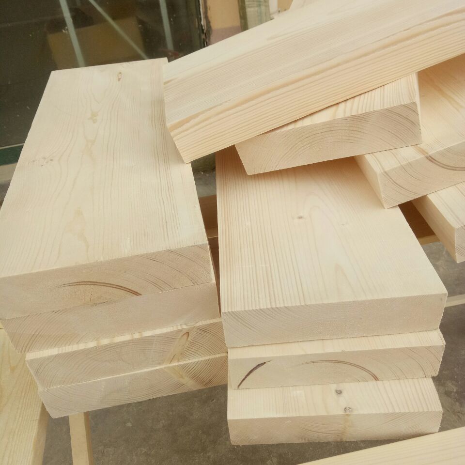 實木樟子松木板定制閣樓板貨架板樓梯板原木木方