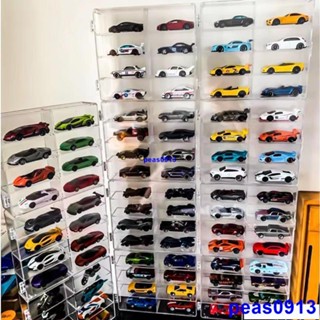 [熱賣]多美卡展示盒亞剋力1:64TOMICA閤金小汽車模收藏防塵風火輪收納盒 YFITWE