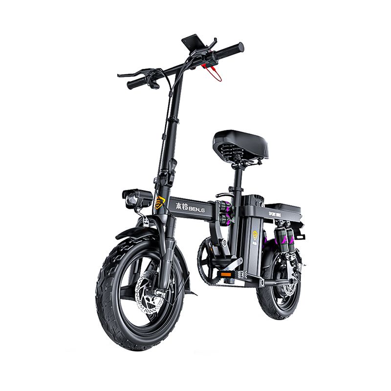 【新店大促-免運費】折疊電動自行車  超輕便攜小型女代步車  鋰電池  助力專用代駕  電瓶車   最新款自行車