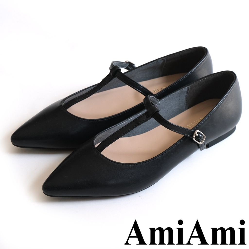 【AmiAmi】 絕美女鞋 T字尖頭瑪莉珍鞋 氣質女孩必備 CX3017