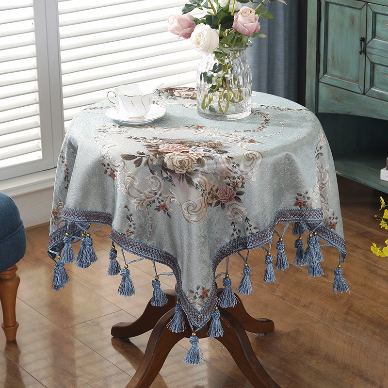 桌布 歐式 小圓桌布 家用 客廳 茶幾 臺布 大圓桌 餐桌布 布藝 圓茶幾 裝飾 蓋巾