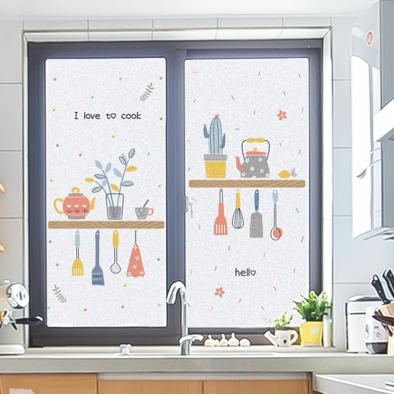 玻璃貼 窗貼 防窺貼 靜電貼 隔熱貼 浴室門貼 客製化家用廚房窗戶玻璃貼紙裝飾個性創意磨砂紙透光不透明窗戶防窺膜