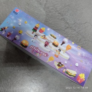 Ax 速食餐飲 食物 積木 速食 漢堡 薯條 冰淇淋 披薩 模型