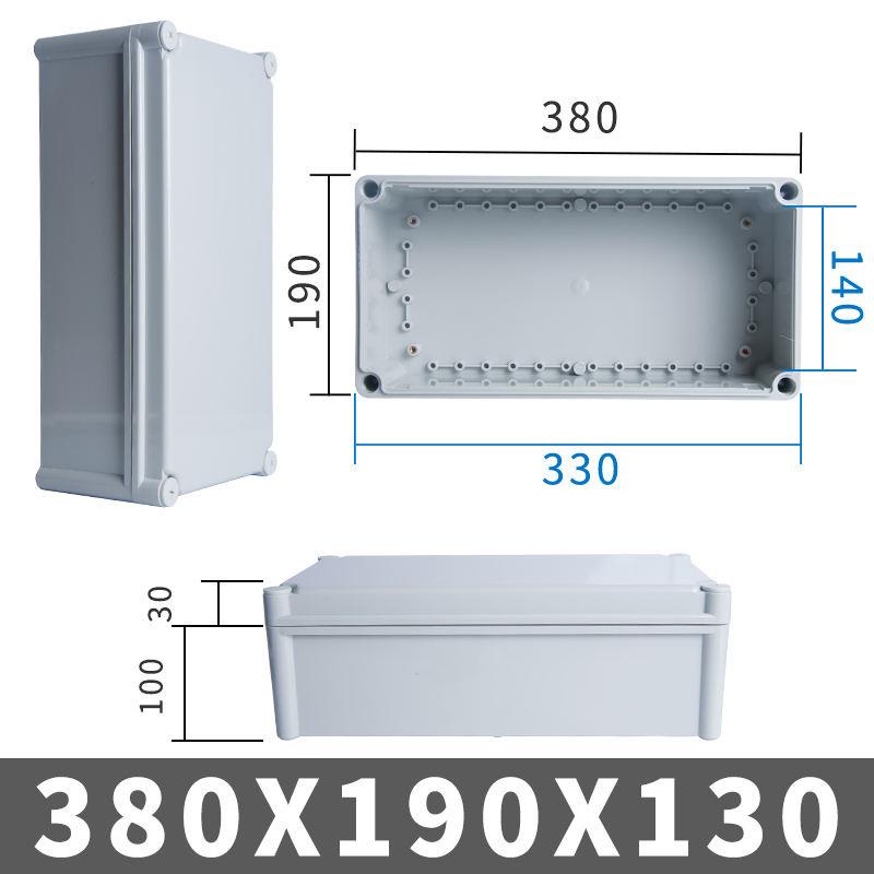 現貨 客製化 防水接線盒 380*190*180大尺寸AG型室外防水接線盒ABS戶外分線監控塑膠防水盒