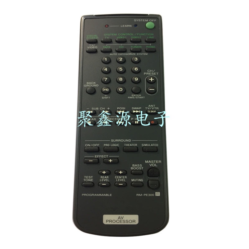 ㊣【可直接使用】適用于索尼功放音響遙控器RM-PE300 AV系統音響家用遙控器家用遙控器