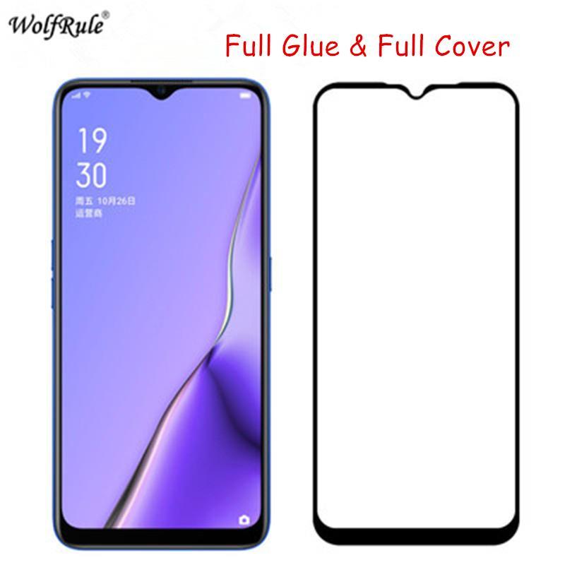 2pcs LCD Screen Protector For OPPO A9 2020 Full Glue Glass F
