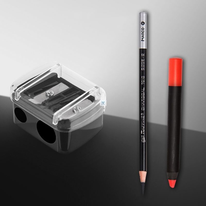 Double Hole Pencil Sharpener Cute Classical Makeup Pen