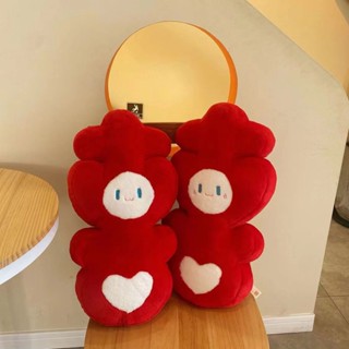 □低價新品□爆款抱枕 長條枕 結婚婚慶壓床娃娃 喜字婚房一對公仔 新婚床上禮物裝飾 抱枕 午睡枕